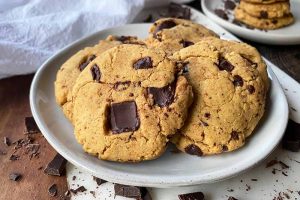Chickpea Flour Chocolate Chip Cookies (Gluten Free and Vegan)