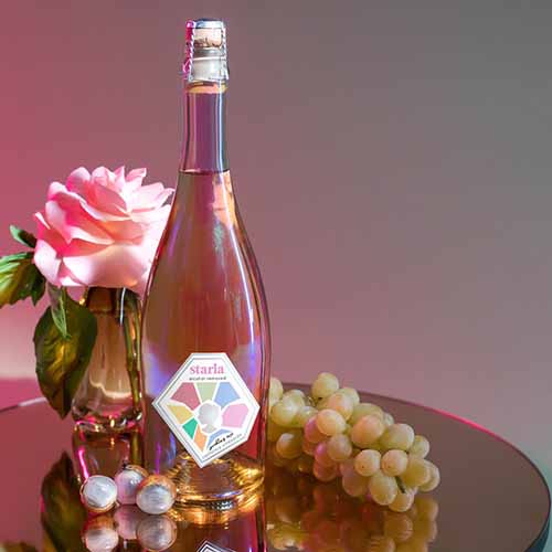 Square Image of Starla Wines Sparkling Rose.