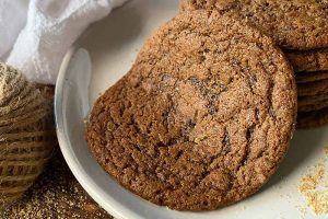 Thin and Chewy Einkorn Spice Cookies