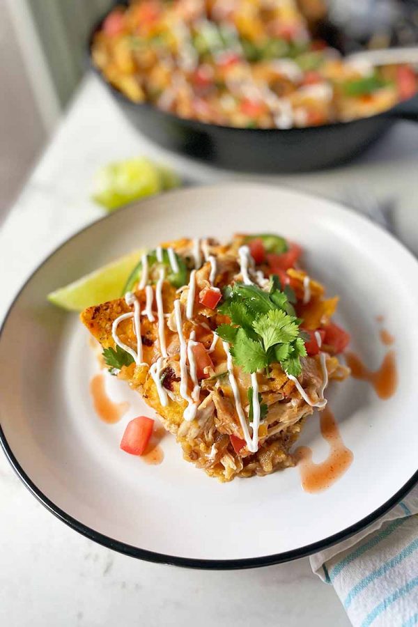 One-Pan Chicken Tortilla Skillet Recipe | Foodal