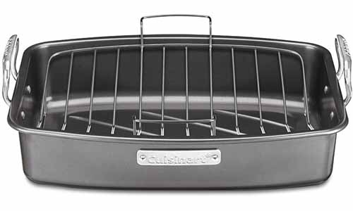 Image of Cuisinart's Nonstick Roasting Pan with insert.