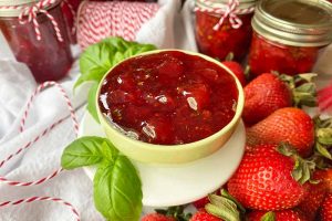 Strawberry Basil Jam