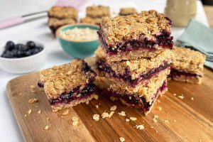 Blueberry Oatmeal Squares