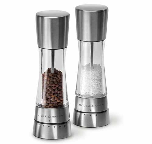 Image of two stainless steel gadgets in a set from Cole and Mason