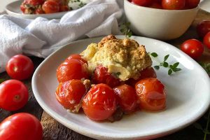 Tomato Cobbler with Buttermilk Biscuits