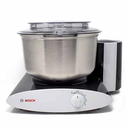 Image of the Black Bosch Mixer and Bowl.