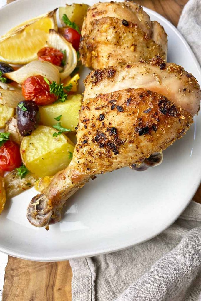 Mediterranean Chicken Sheet Pan Dinner Recipe | Foodal