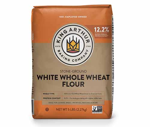 Image of King Arthur Baking Comapny White Whole Wheat Flour bag.