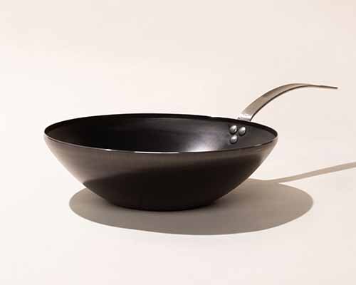 Image of the Blue Carbon Steel Wok from Made In
