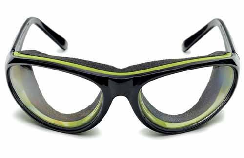 Image of the RSVP International Goggles with a green and black trim.