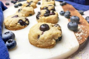 Paleo Honey Blueberry Cookies