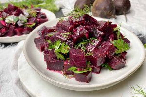 Simple Beet Salad with Fresh Herbs
