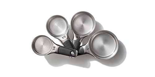 Image of the OXO Measuring Cups set in stainless steel.